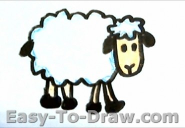 How To Draw Sheep for Kids