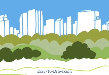 How to draw Central Park
