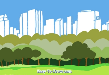 How to draw Central Park