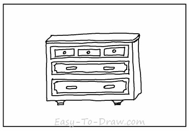 How To Draw Cabinet 03 Easy To Draw Com