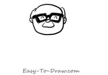 How to draw grandpa 03