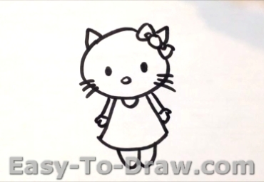 How to draw kitty cat 05