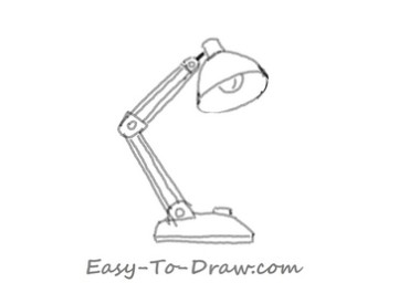 How to draw lamp 03