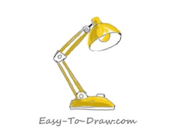 How to draw lamp 04