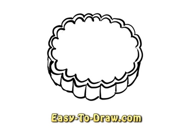 How to draw a mooncake for Mid-Autumn Festival » Easy-To-Draw.com