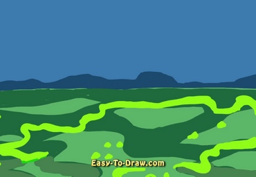 How to draw swamp