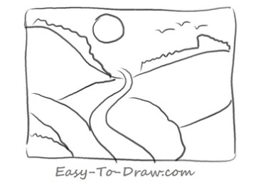 How to draw valley 03