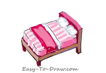 How-to-draw-bed