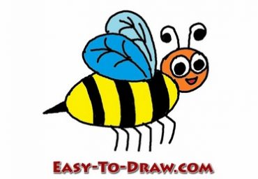 How-to-draw-bee