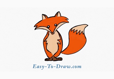 How to draw fox