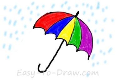 How-to-draw-umbrella